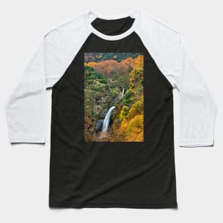 Autumn waterfall Baseball T-Shirt